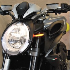 New Rage Cycles (NRC) MV Agusta Dragster 800 Front Turn Signal Kit (2019+)